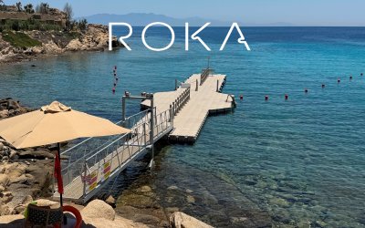 Πλωτή εξέδρα για το Roka Mykonos