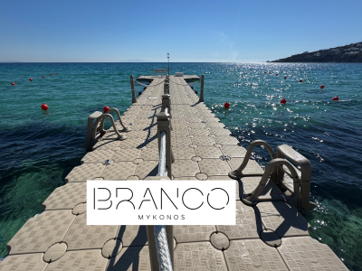 Floating dock for Branco Mykonos