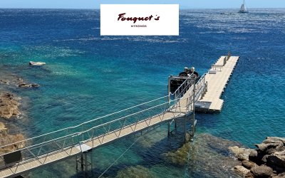Πλωτή εξέδρα για το ξενοδοχείο Fouqeuts Mykonos