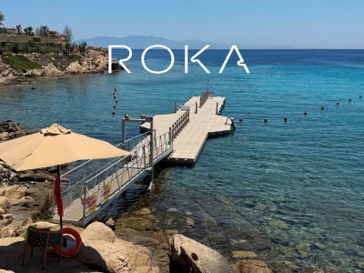 Floating dock for Roka Mykonos