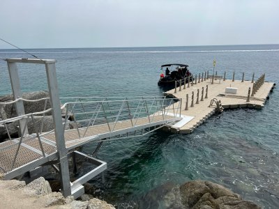 Floating dock, private project, Agios Lazaros