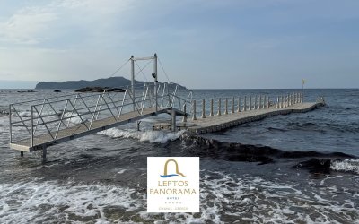 Πλωτή εξέδρα για το ξενοδοχείο Leptos Panorama Hotel