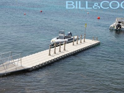 Floating dock for Bill & Coo