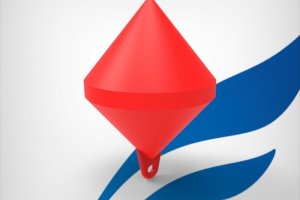 Conic marker buoy - foamed - 2