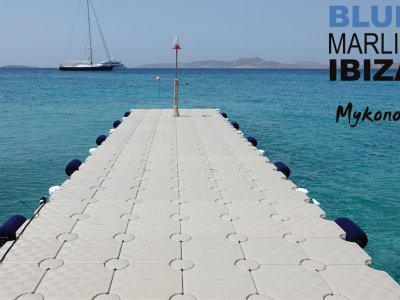 Floating dock for Blue Marlin Ibiza Mykonos