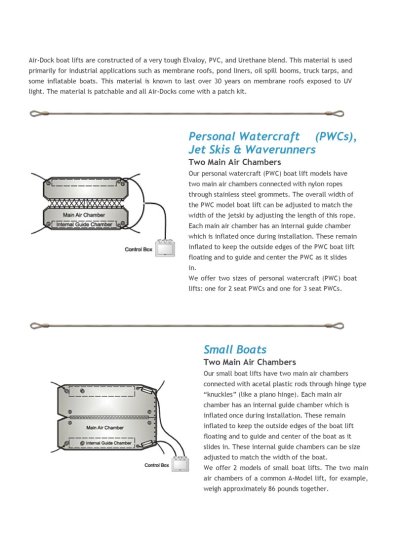 Air-Dock boatlifts - Construction - 4