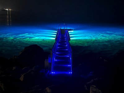 Floating dock for pivate owner