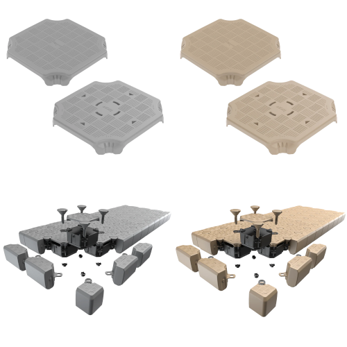 Standard color of Candock floating dock systems