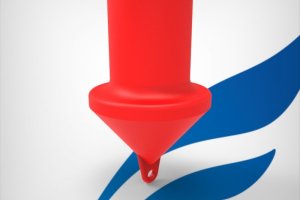 Κυλινδρική σημαδούρα παραλίας - 2